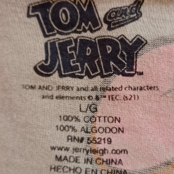 Tom and Jerry t-shirt women's large/grand with tags fun shirt - Picture 8 of 8